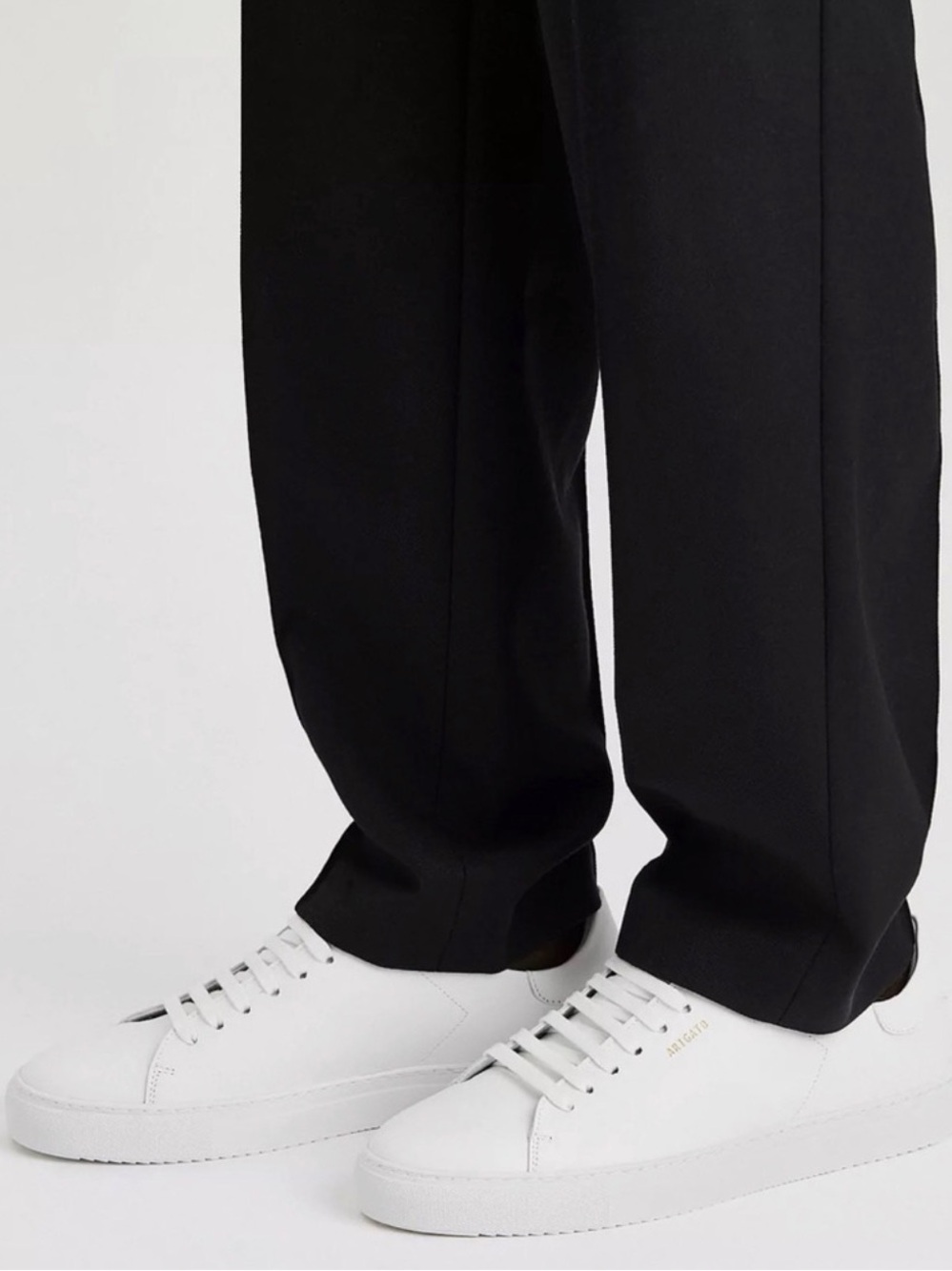 Axel Arigato White Leather Low-Top Sneakers - Picture 3 of 7